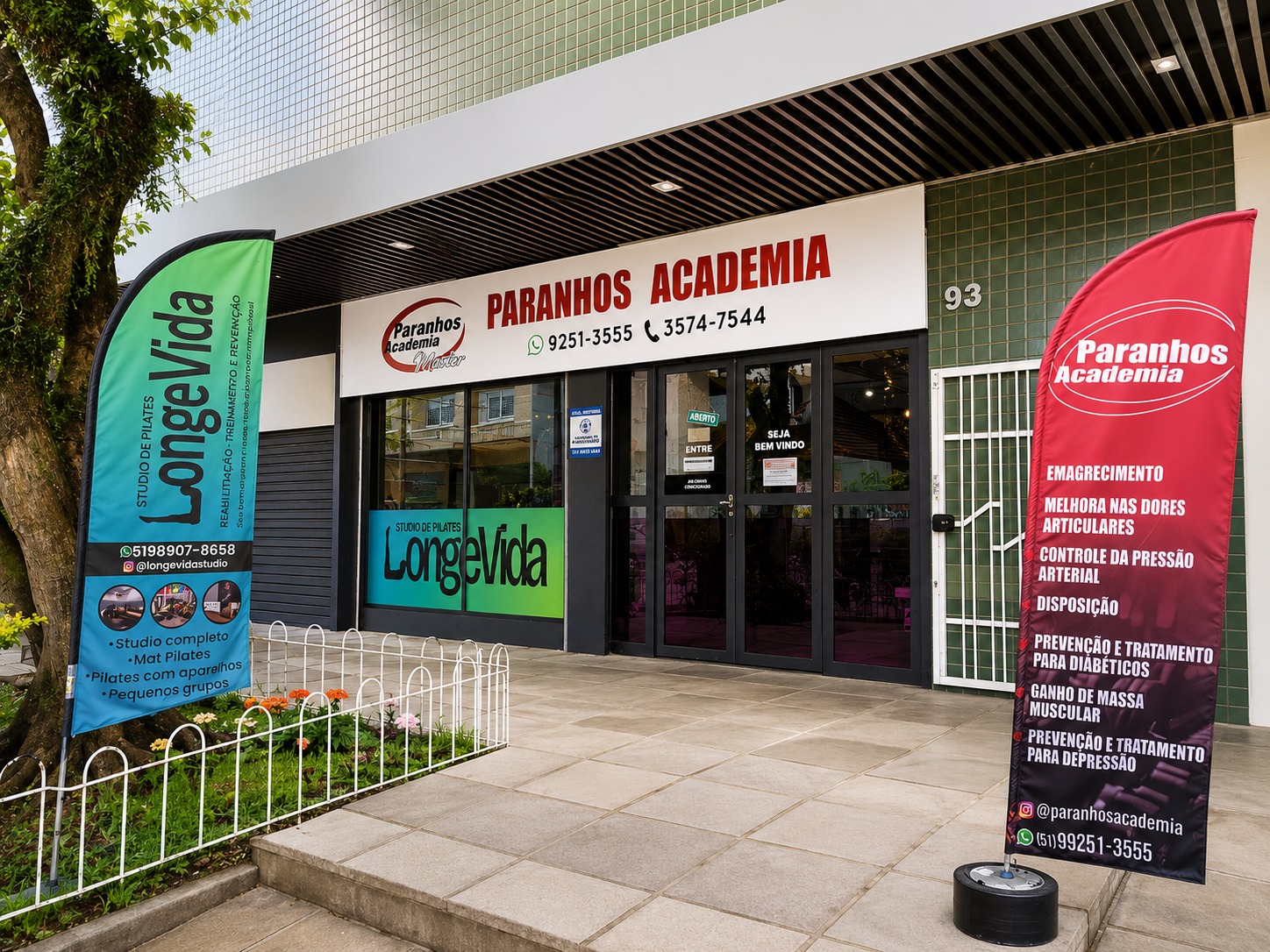 Fachada da Paranhos Academia